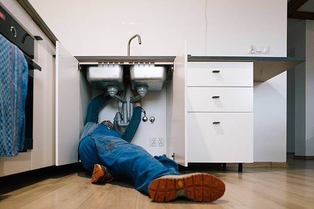 Professional Sewer Line Repair technician working in Farmington, CT
